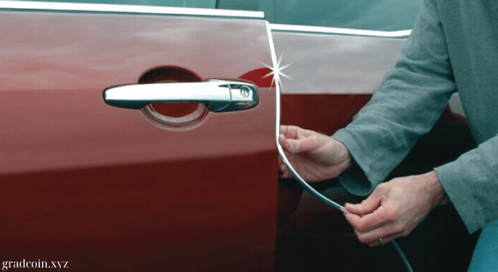 Car door edge guards guide